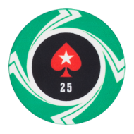 Picture of POKERSTARS GREEN CHIP ROLL