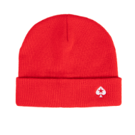 Pilt POKERSTARSI PUNANE BEANIE-MÜTS