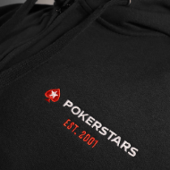 Picture of POKERSTARS CLASSIC BLACK ZIPPED HOODIE