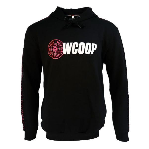 Bild von WCOOP-HOODIE MIT GEMUSTERTEN ÄRMELN