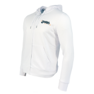 Bild von WEISSER POKERSTARS-ZIP-HOODIE "SHARKIE AREA"