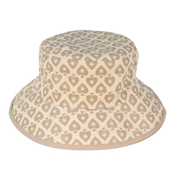 Picture of POKERSTARS ORIGIN ALL OVER SPADE PRINT REVERSIBLE BUCKET HAT