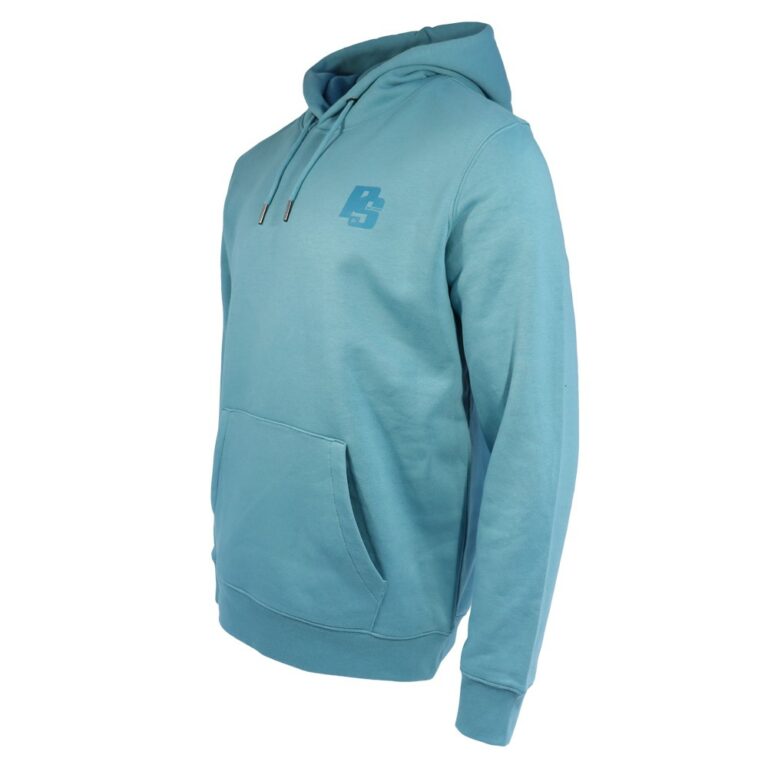 SUDADERA DE POKERSTARS TURQUESA CON CAPUCHA AJUSTABLE CON CORDONES
