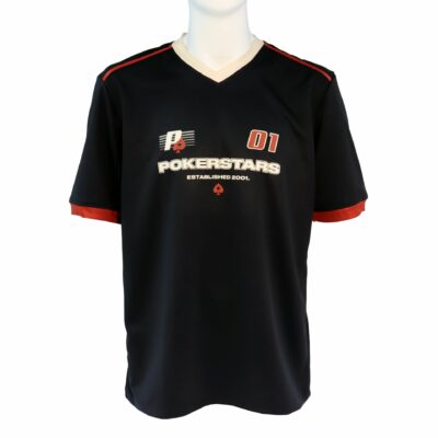 POKERSTARS ORIGIN OVERSIZED BLACK  JERSEY SHIRT