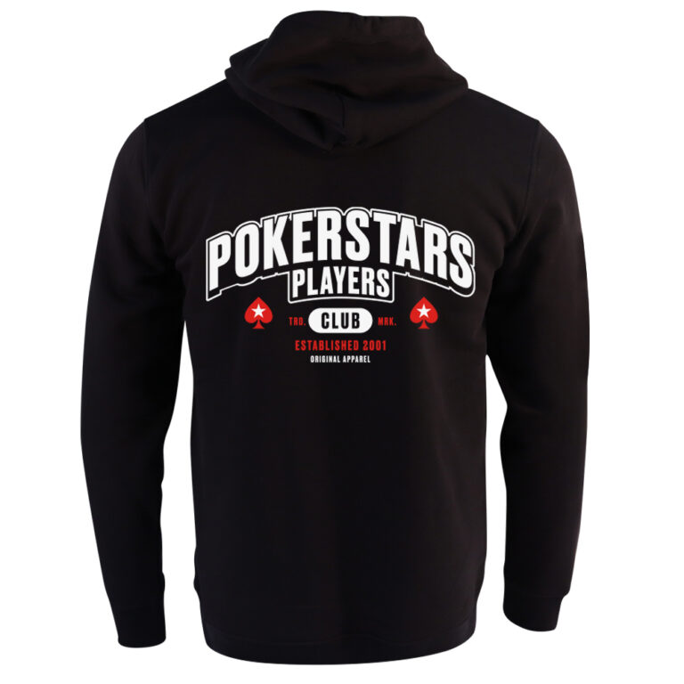 POKERSTARS PLAYERS CLUB BLACK HOODIE