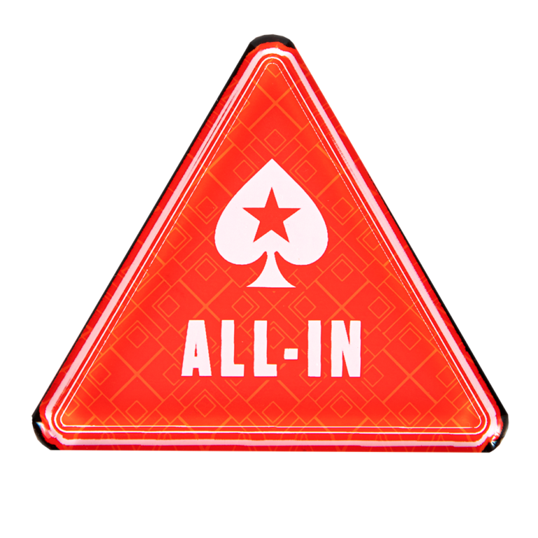 POKERSTARS RED ALL-IN TRIANGLE