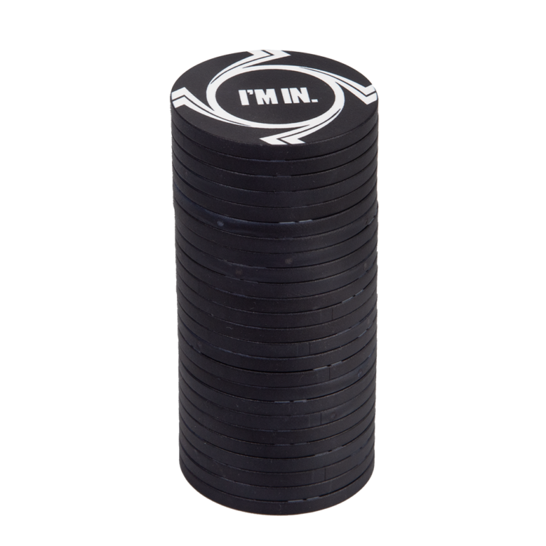 POKERSTARS BLACK I’M IN. CHIP ROLL