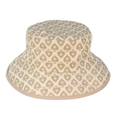POKERSTARS ORIGIN ALL OVER SPADE PRINT REVERSIBLE BUCKET HAT